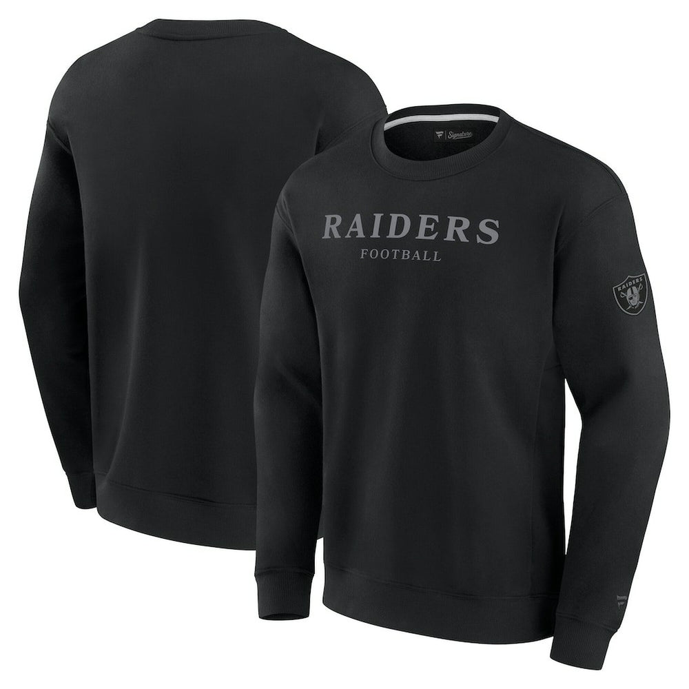 Fanatics Las Vegas Raiders Unisex Elements Unlimited Fleece Pullover Sweatshirt Black