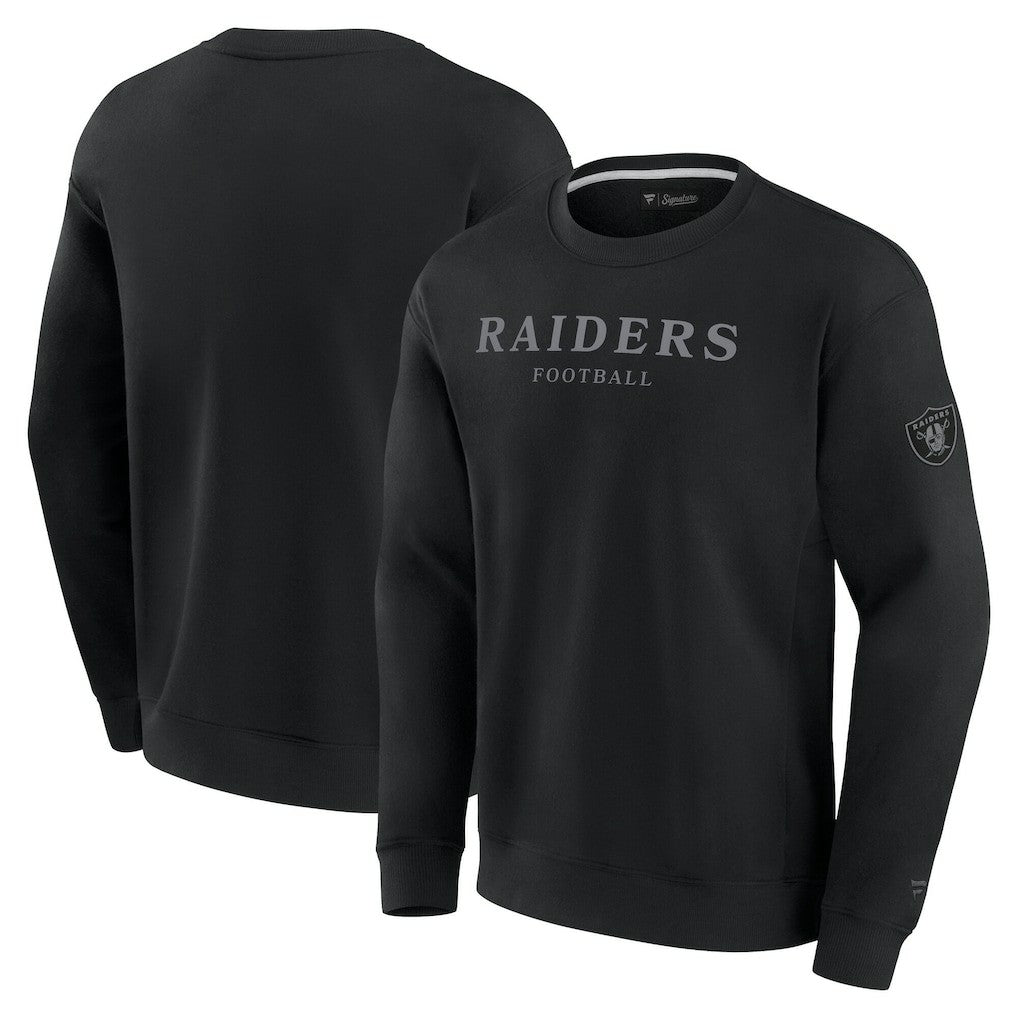 Fanatics Las Vegas Raiders Unisex Elements Unlimited Fleece Pullover Sweatshirt Black