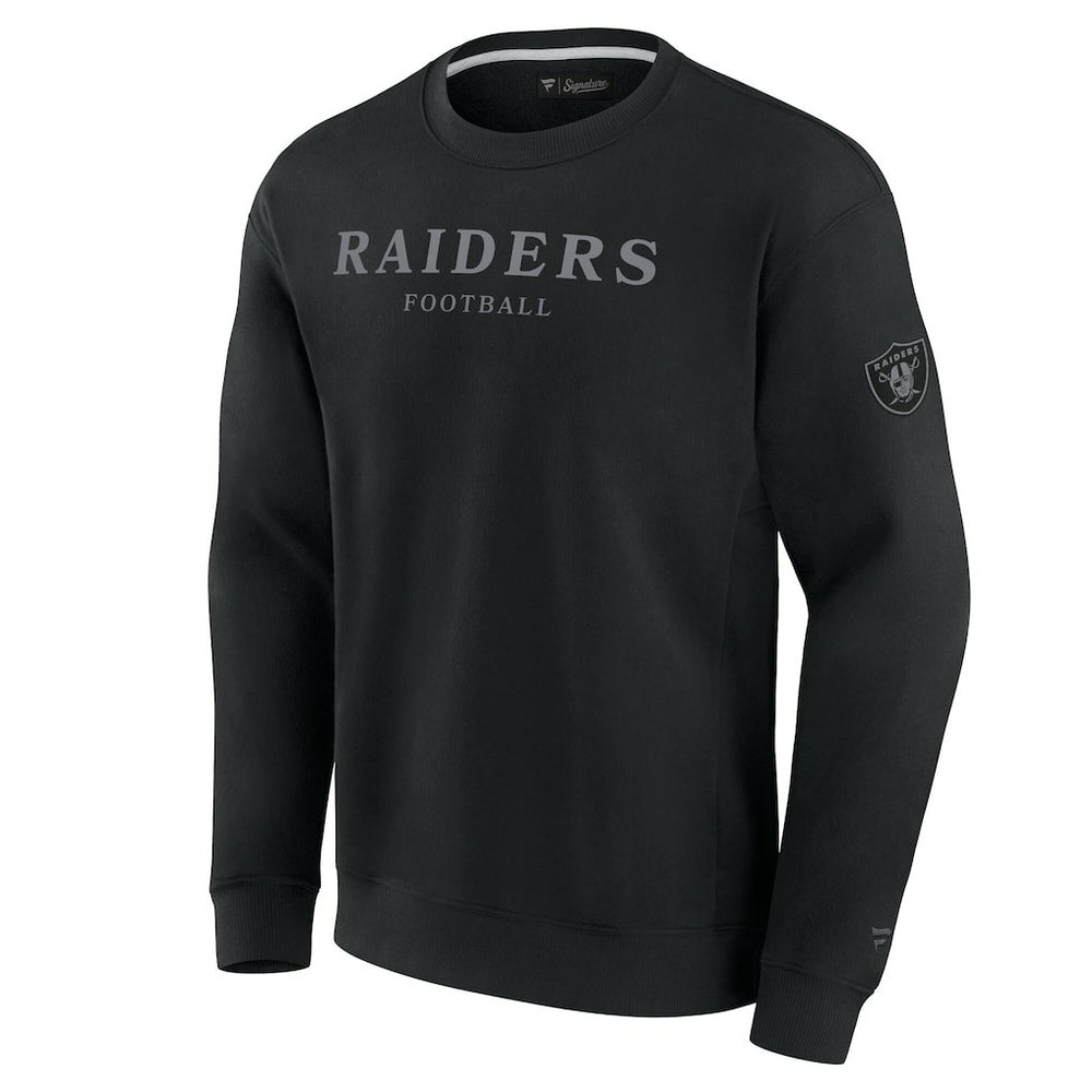 Fanatics Las Vegas Raiders Unisex Elements Unlimited Fleece Pullover Sweatshirt Black