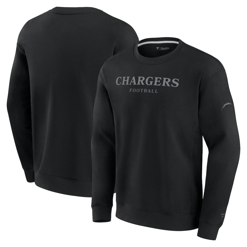 Fanatics Los Angeles Chargers Unisex Elements Unlimited Fleece Pullover Sweatshirt Black