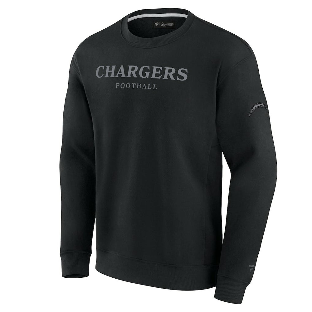 Fanatics Los Angeles Chargers Unisex Elements Unlimited Fleece Pullover Sweatshirt Black