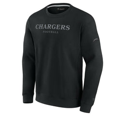 Fanatics Los Angeles Chargers Unisex Elements Unlimited Fleece Pullover Sweatshirt Black
