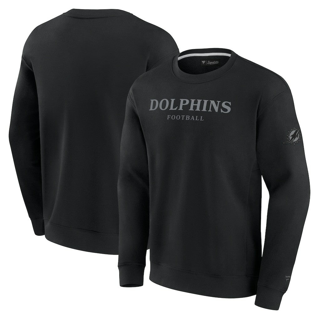 Fanatics Miami Dolphins Unisex Elements Unlimited Fleece Pullover Sweatshirt Black