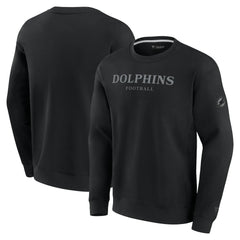 Fanatics Miami Dolphins Unisex Elements Unlimited Fleece Pullover Sweatshirt Black