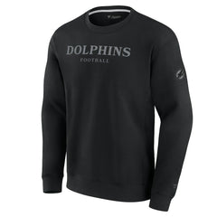 Fanatics Miami Dolphins Unisex Elements Unlimited Fleece Pullover Sweatshirt Black
