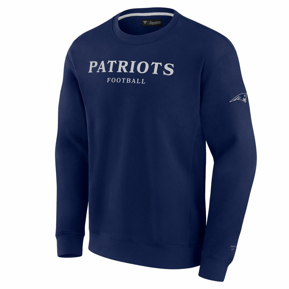 Fanatics New England Patriots Unisex Elements Unlimited Fleece Pullover Sweatshirt Navy