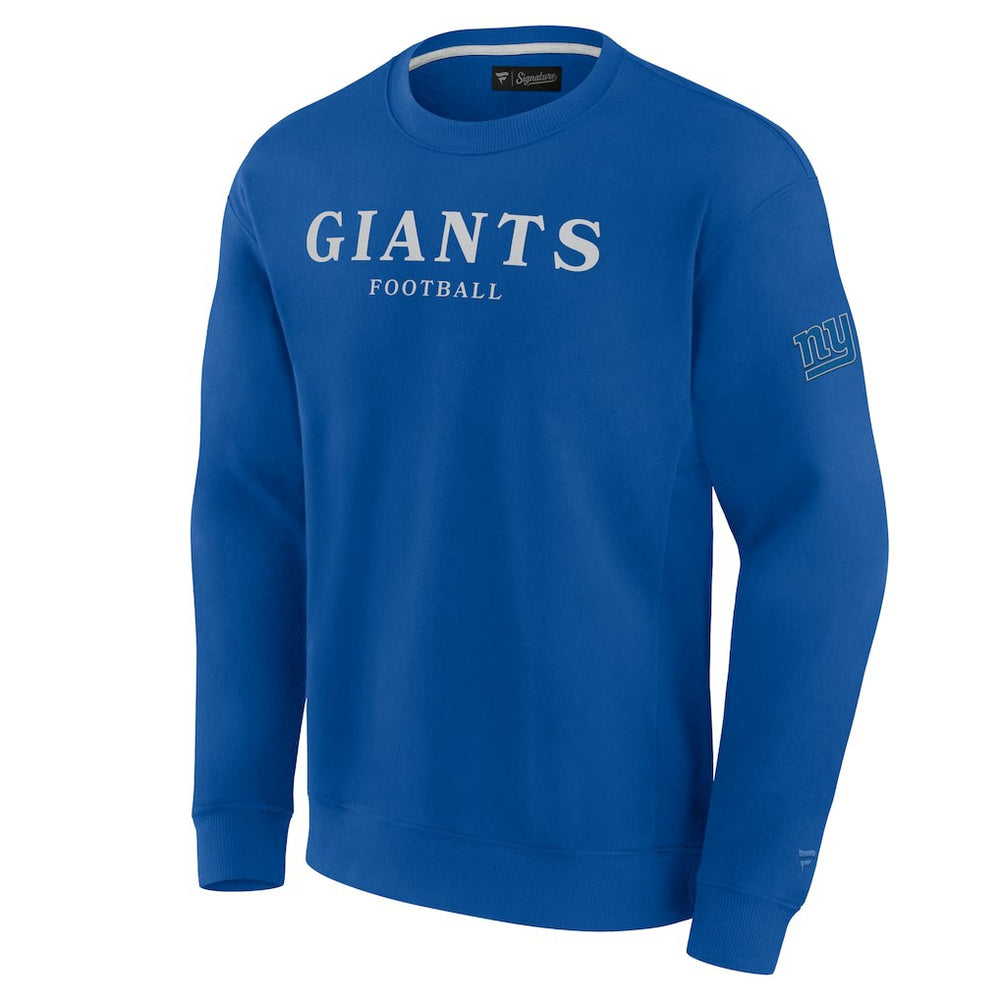 Fanatics New York Giants Unisex Elements Unlimited Fleece Pullover Sweatshirt Royal