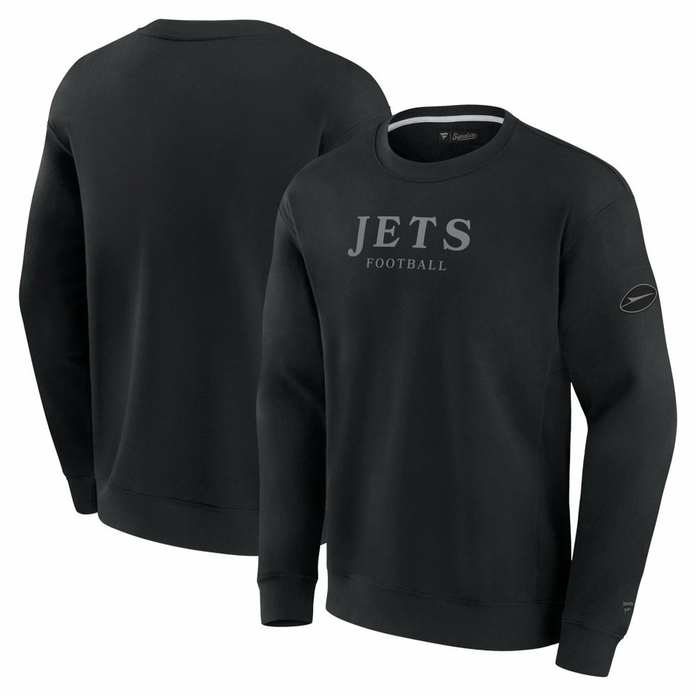 Fanatics New York Jets Unisex Elements Unlimited Fleece Pullover Sweatshirt Black