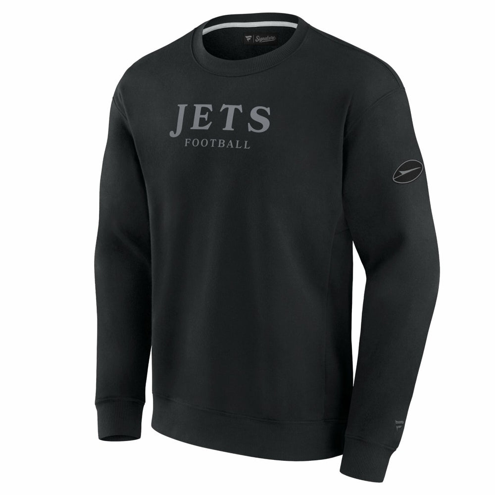 Fanatics New York Jets Unisex Elements Unlimited Fleece Pullover Sweatshirt Black