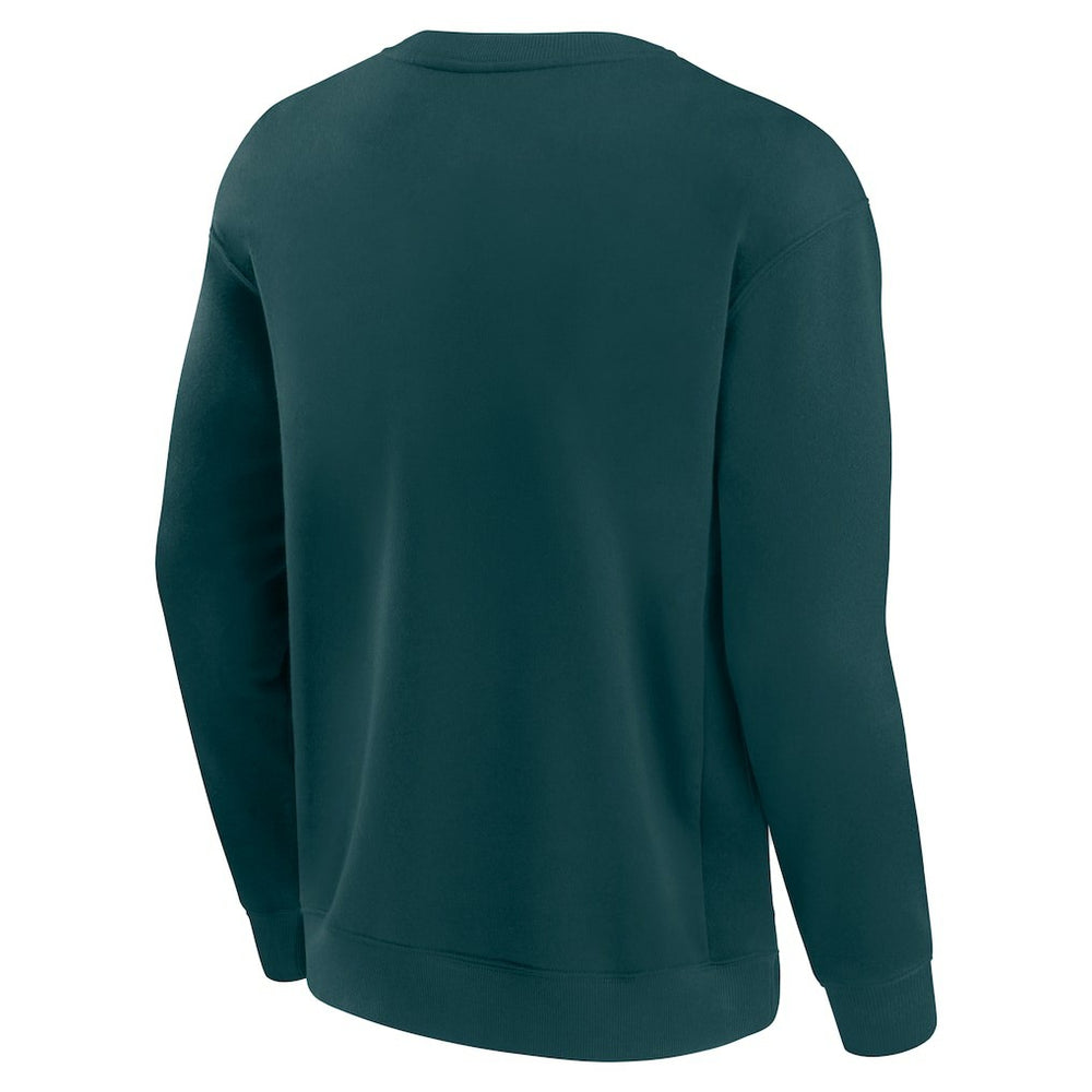 Fanatics Philadelphia Eagles Unisex Elements Unlimited Fleece Pullover Sweatshirt Midnight Green
