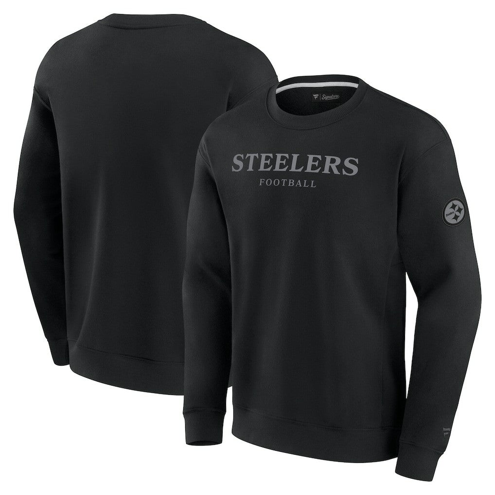 Fanatics Pittsburgh Steelers Unisex Elements Unlimited Fleece Pullover Sweatshirt Black