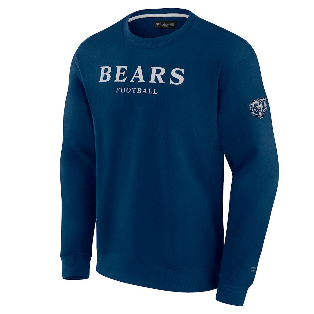 Fanatics Chicago Bears Unisex Elements Unlimited Fleece Pullover Sweatshirt Navy