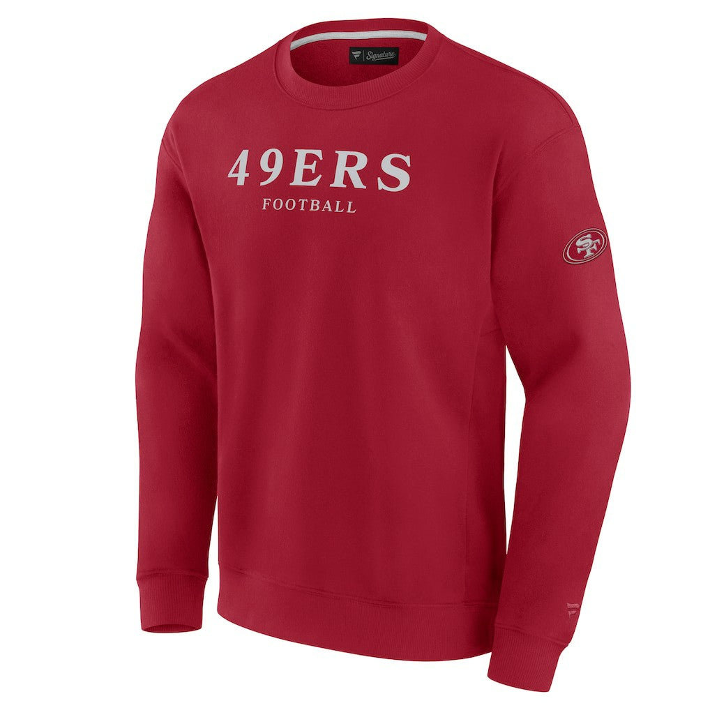 Fanatics San Francisco 49ers Unisex Elements Unlimited Fleece Pullover Sweatshirt Scarlet
