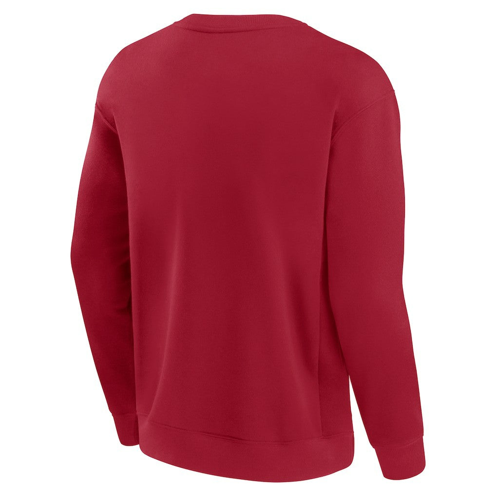 Fanatics San Francisco 49ers Unisex Elements Unlimited Fleece Pullover Sweatshirt Scarlet