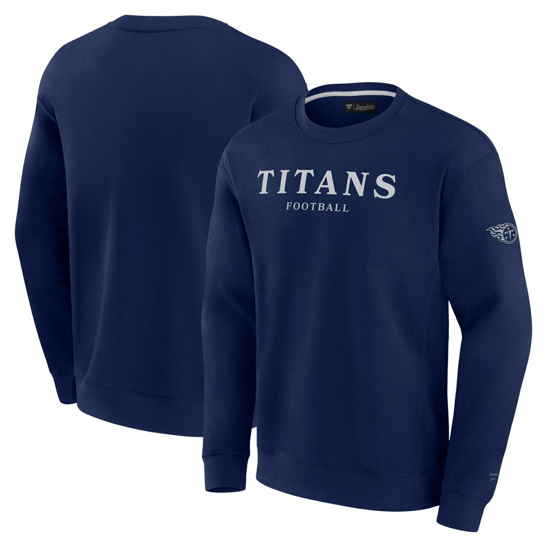 Fanatics Tennessee Titans Unisex Elements Unlimited Fleece Pullover Sweatshirt Navy