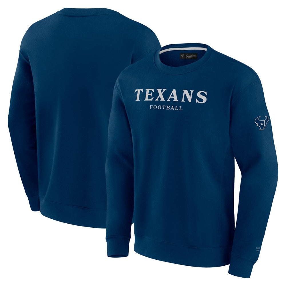 Fanatics Houston Texans Unisex Elements Unlimited Fleece Pullover Sweatshirt Navy