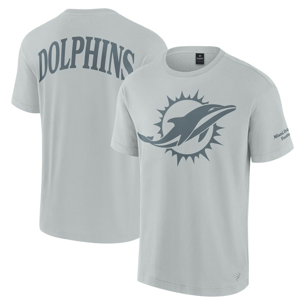 Fanatics Miami Dolphins Unisex Elements Iconic T-Shirt Gray