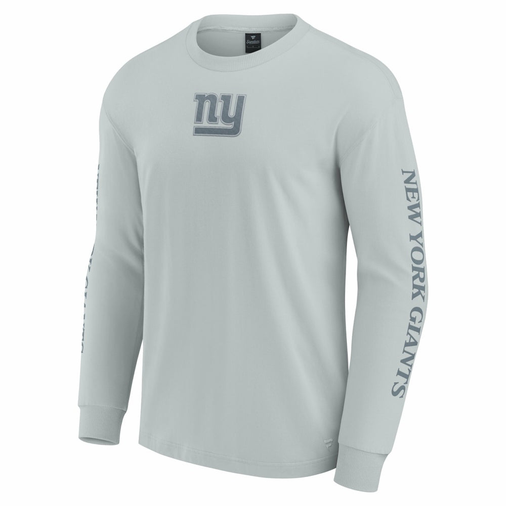 Fanatics New York Giants Unisex Elements Strive Long Sleeve T-Shirt Gray