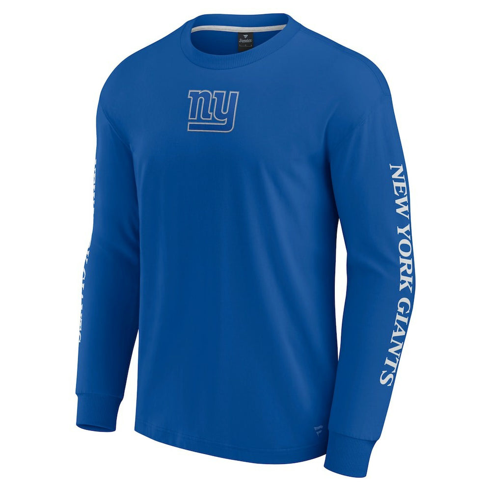 Fanatics New York Giants Unisex Elements Strive Long Sleeve T-Shirt Royal