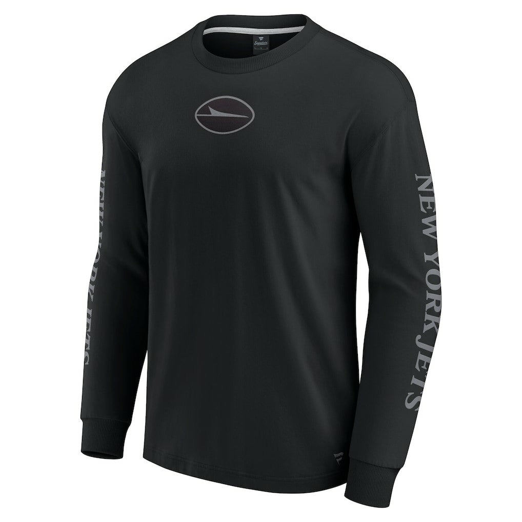 Fanatics New York Jets Unisex Elements Strive Long Sleeve T-Shirt Black
