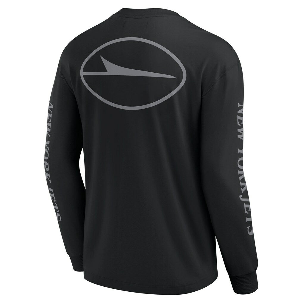 Fanatics New York Jets Unisex Elements Strive Long Sleeve T-Shirt Black