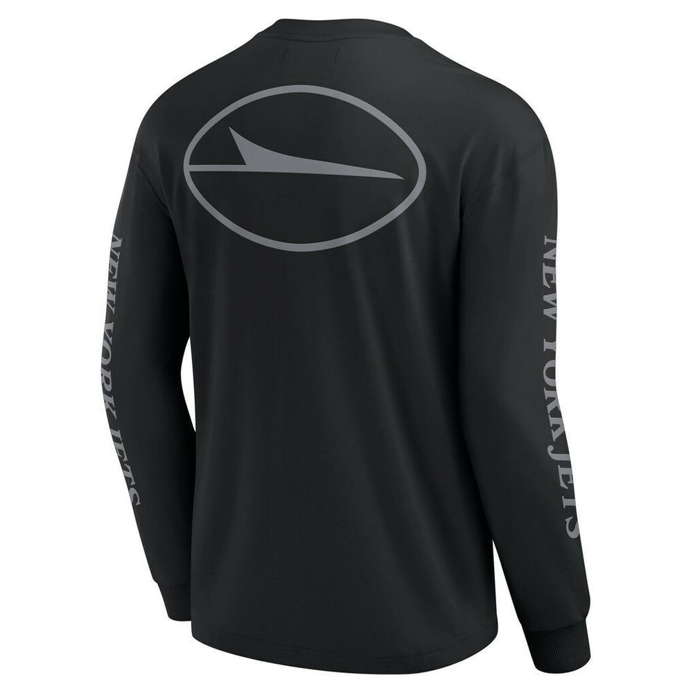 Fanatics New York Jets Unisex Elements Strive Long Sleeve T-Shirt Black