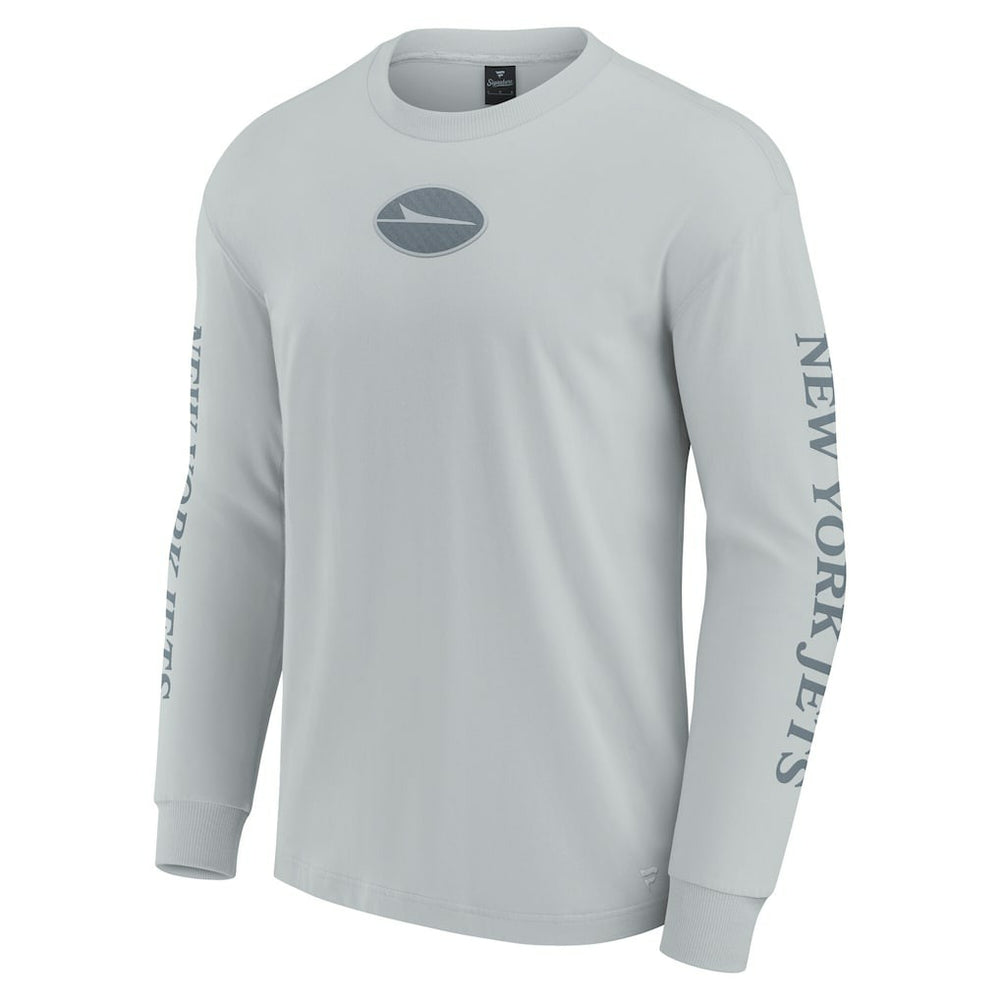 Fanatics New York Jets Unisex Elements Strive Long Sleeve T-Shirt Gray