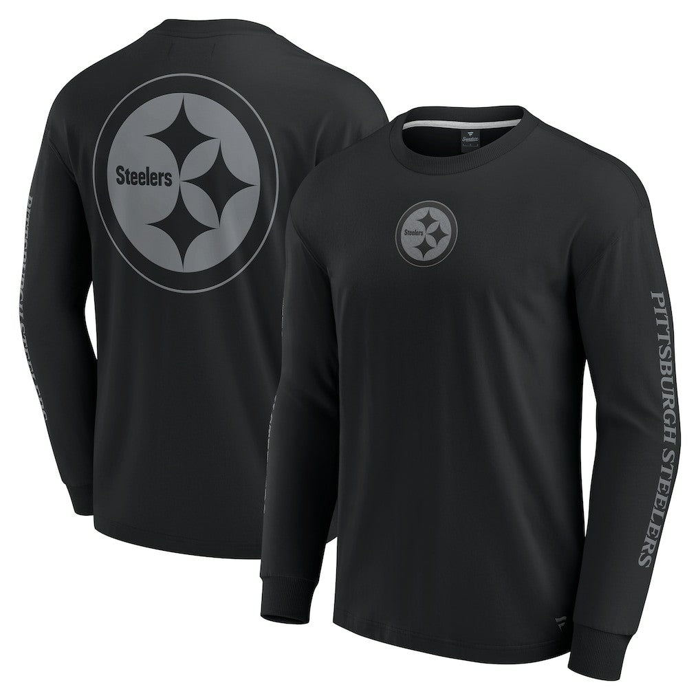 Fanatics Pittsburgh Steelers Unisex Elements Strive Long Sleeve T-Shirt Black