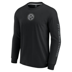 Fanatics Pittsburgh Steelers Unisex Elements Strive Long Sleeve T-Shirt Black