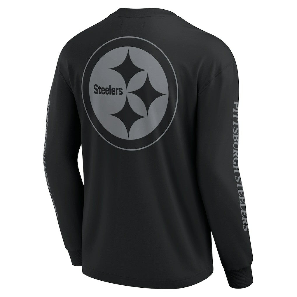 Fanatics Pittsburgh Steelers Unisex Elements Strive Long Sleeve T-Shirt Black