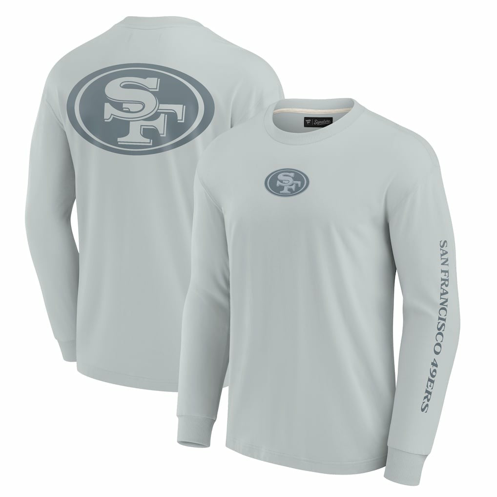 Fanatics San Francisco 49ers Unisex Elements Strive Long Sleeve T-Shirt Gray
