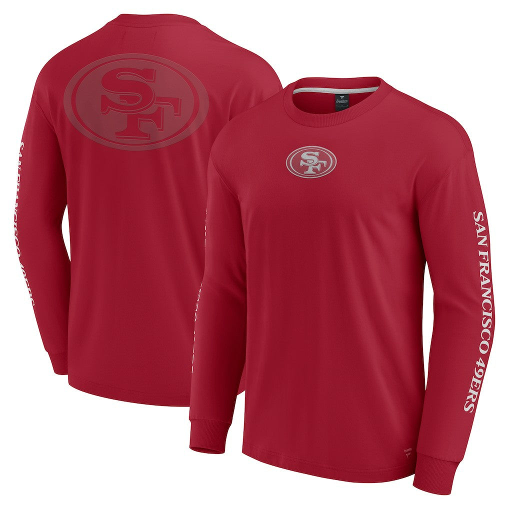 Fanatics San Francisco 49ers Unisex Elements Strive Long Sleeve T-Shirt Scarlet