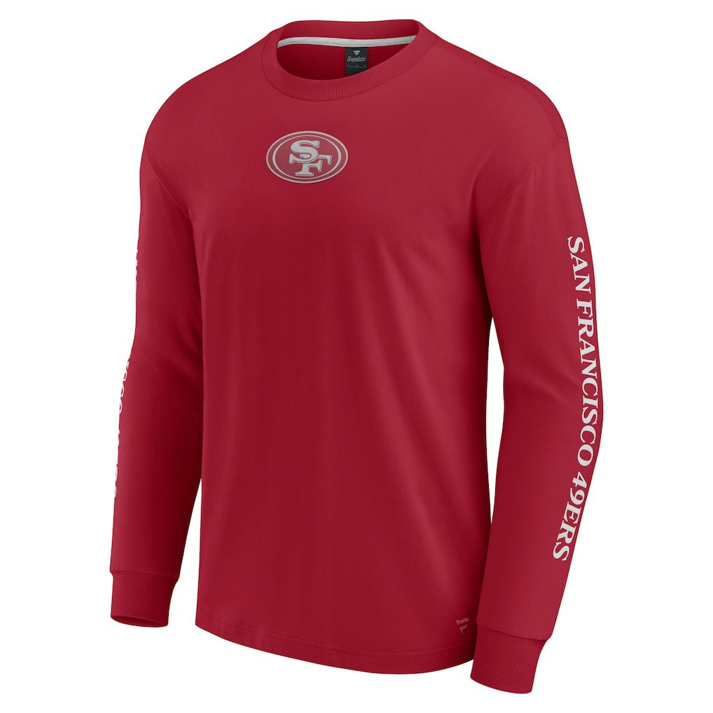 Fanatics San Francisco 49ers Unisex Elements Strive Long Sleeve T-Shirt Scarlet