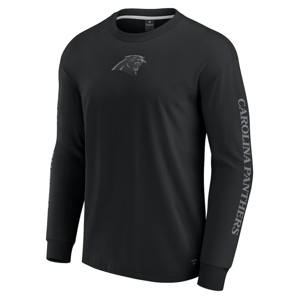 Fanatics Carolina Panthers Unisex Elements Strive Long Sleeve T-Shirt Black