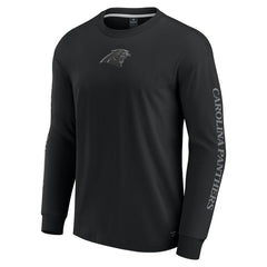 Fanatics Carolina Panthers Unisex Elements Strive Long Sleeve T-Shirt Black