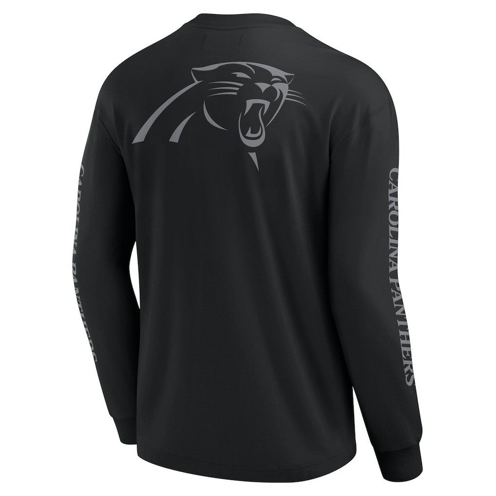 Fanatics Carolina Panthers Unisex Elements Strive Long Sleeve T-Shirt Black