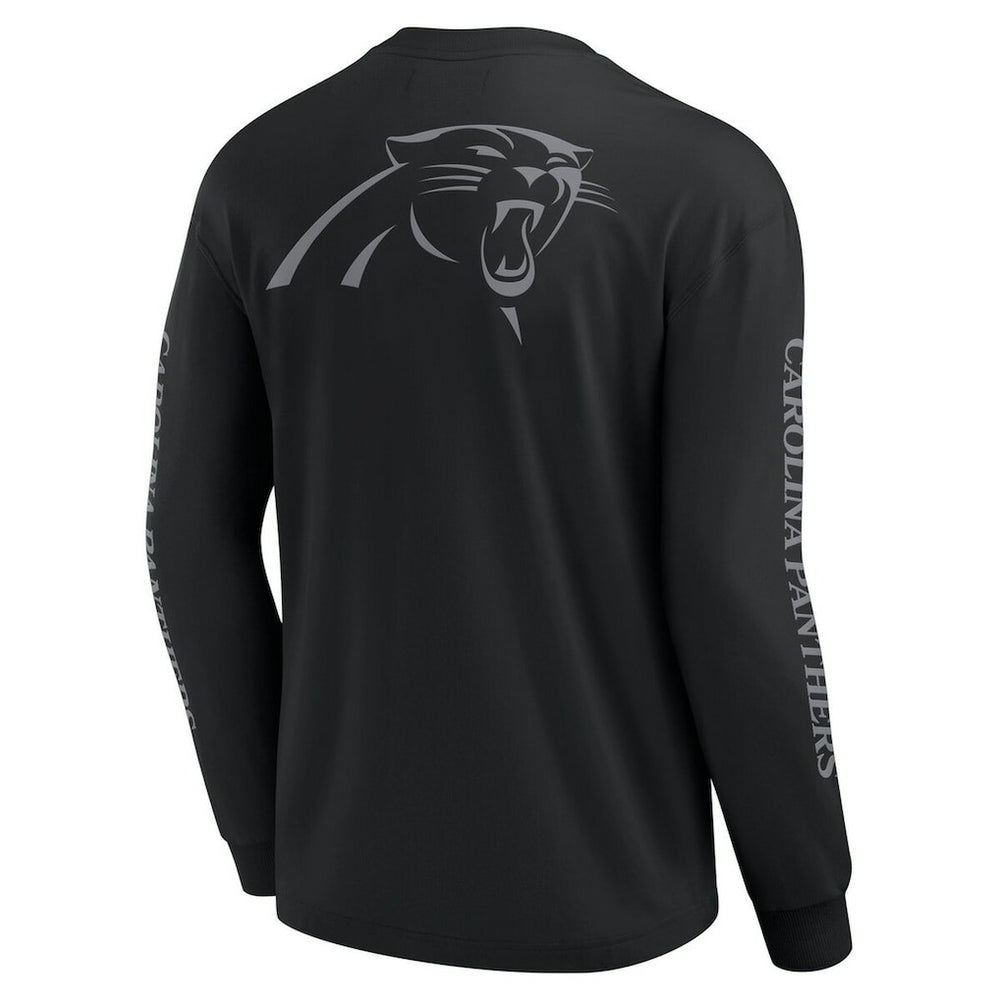 Fanatics Carolina Panthers Unisex Elements Strive Long Sleeve T-Shirt Black