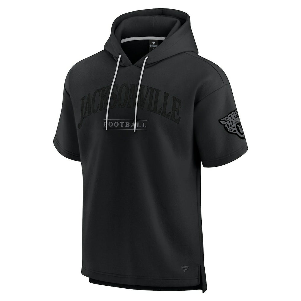 Fanatics Jacksonville Jaguars Unisex Elements Ready Short Sleeve Pullover Hoodie Black