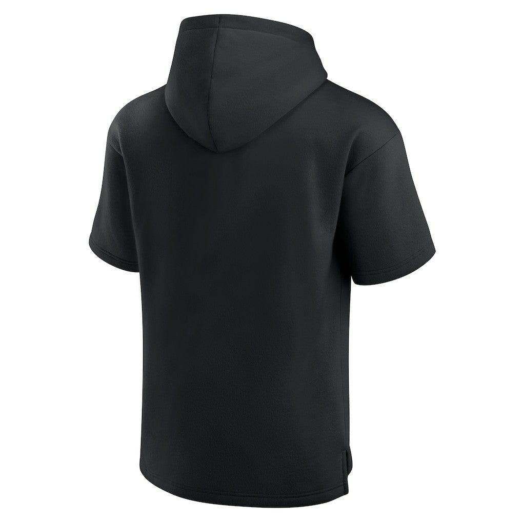 Fanatics Los Angeles Chargers Unisex Elements Ready Short Sleeve Pullover Hoodie Black