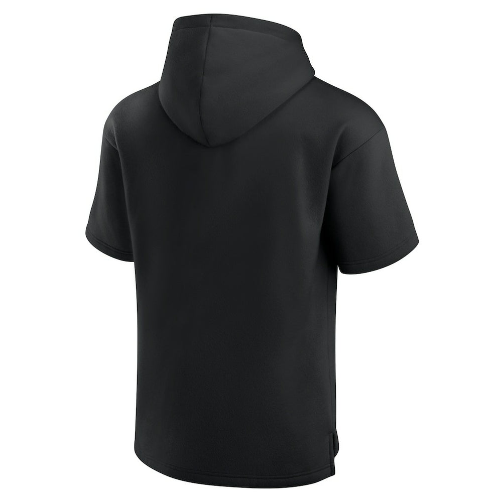 Fanatics Los Angeles Chargers Unisex Elements Ready Short Sleeve Pullover Hoodie Black