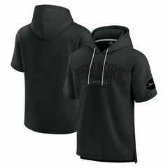 Fanatics New York Jets Unisex Elements Ready Short Sleeve Pullover Hoodie Black