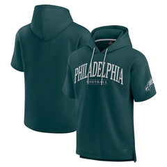 Fanatics Philadelphia Eagles Unisex Elements Ready Short Sleeve Pullover Hoodie Green