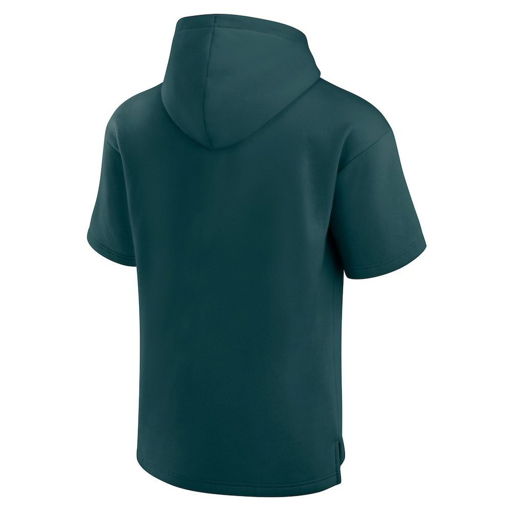 Fanatics Philadelphia Eagles Unisex Elements Ready Short Sleeve Pullover Hoodie Green