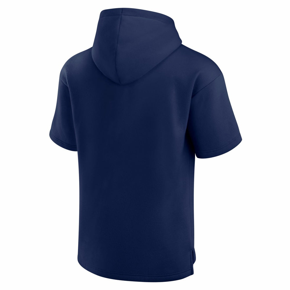 Fanatics Tennessee Titans Unisex Elements Ready Short Sleeve Pullover Hoodie Navy