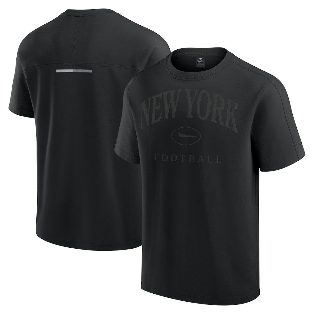 Fanatics New York Jets Unisex Elements Flex Tri-Blend T-Shirt Black