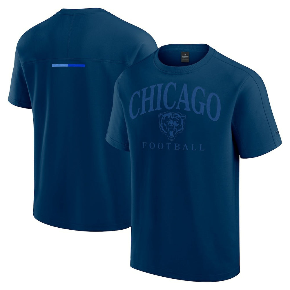 Fanatics Chicago Bears Unisex Elements Flex Tri-Blend T-Shirt Navy
