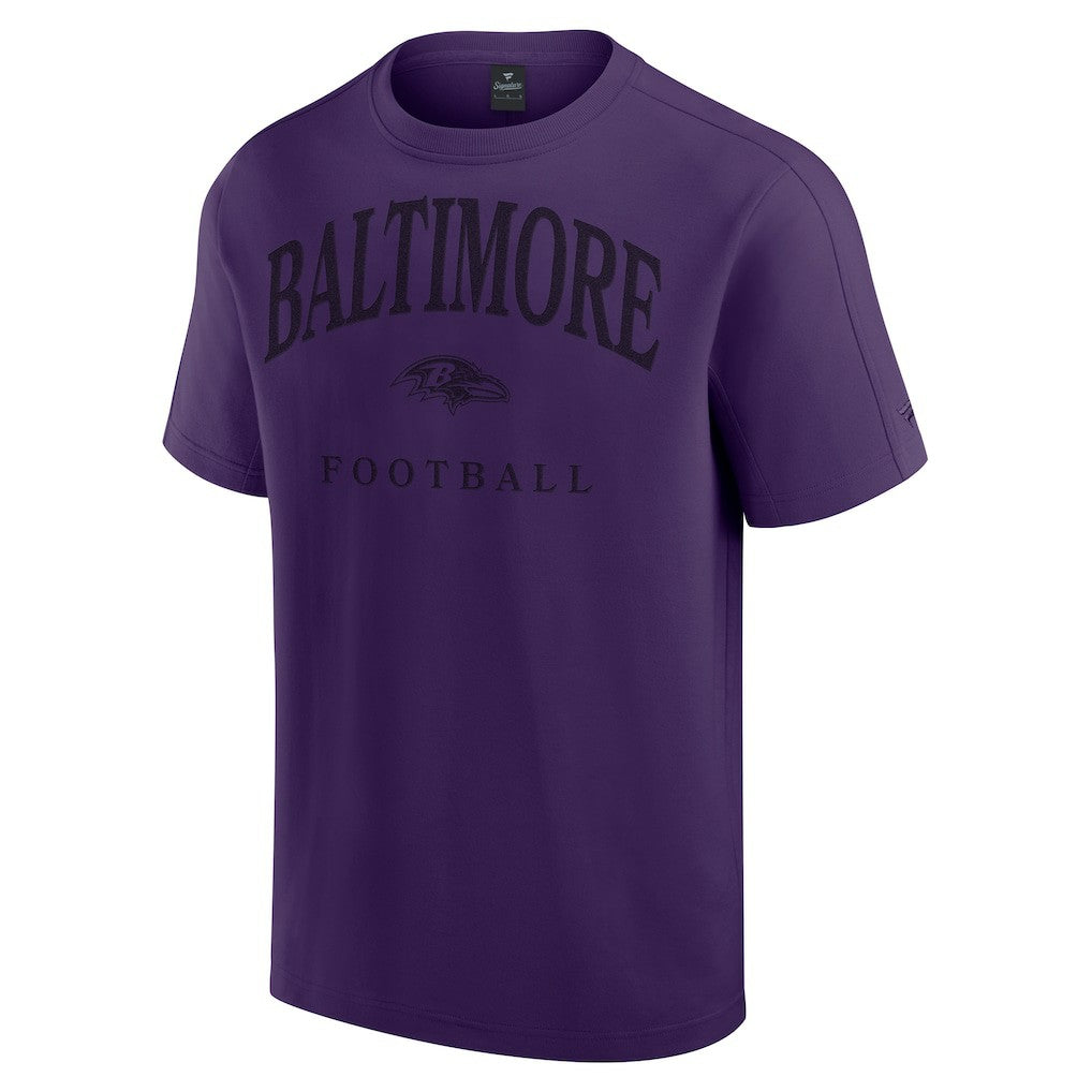 Fanatics Baltimore Ravens Unisex Elements Flex Tri-Blend T-Shirt Purple