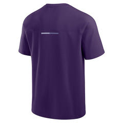 Fanatics Baltimore Ravens Unisex Elements Flex Tri-Blend T-Shirt Purple