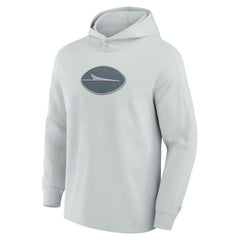 Fanatics New York Jets Elements Blaze Tri-Blend Long Sleeve Hoodie T-Shirt Gray