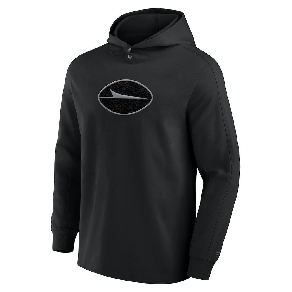 Fanatics New York Jets Elements Blaze Tri-Blend Long Sleeve Hoodie T-Shirt Black